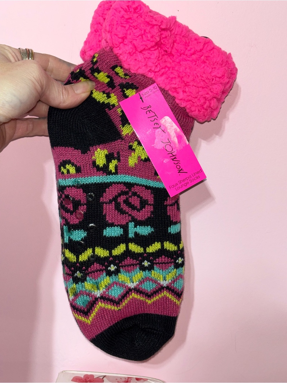 Betsey Johnson Slipper Socks